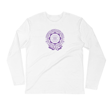 Sarasota Women's Meditation Circle Unisex Long Sleeve Fitted Crew Shirt from The BhakTee Life Brand.