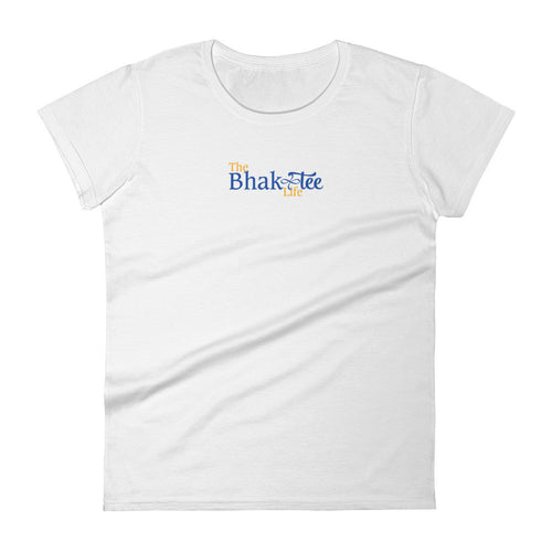 The BhakTee Life Logo Women's Short Sleeve Tee Shirt.
